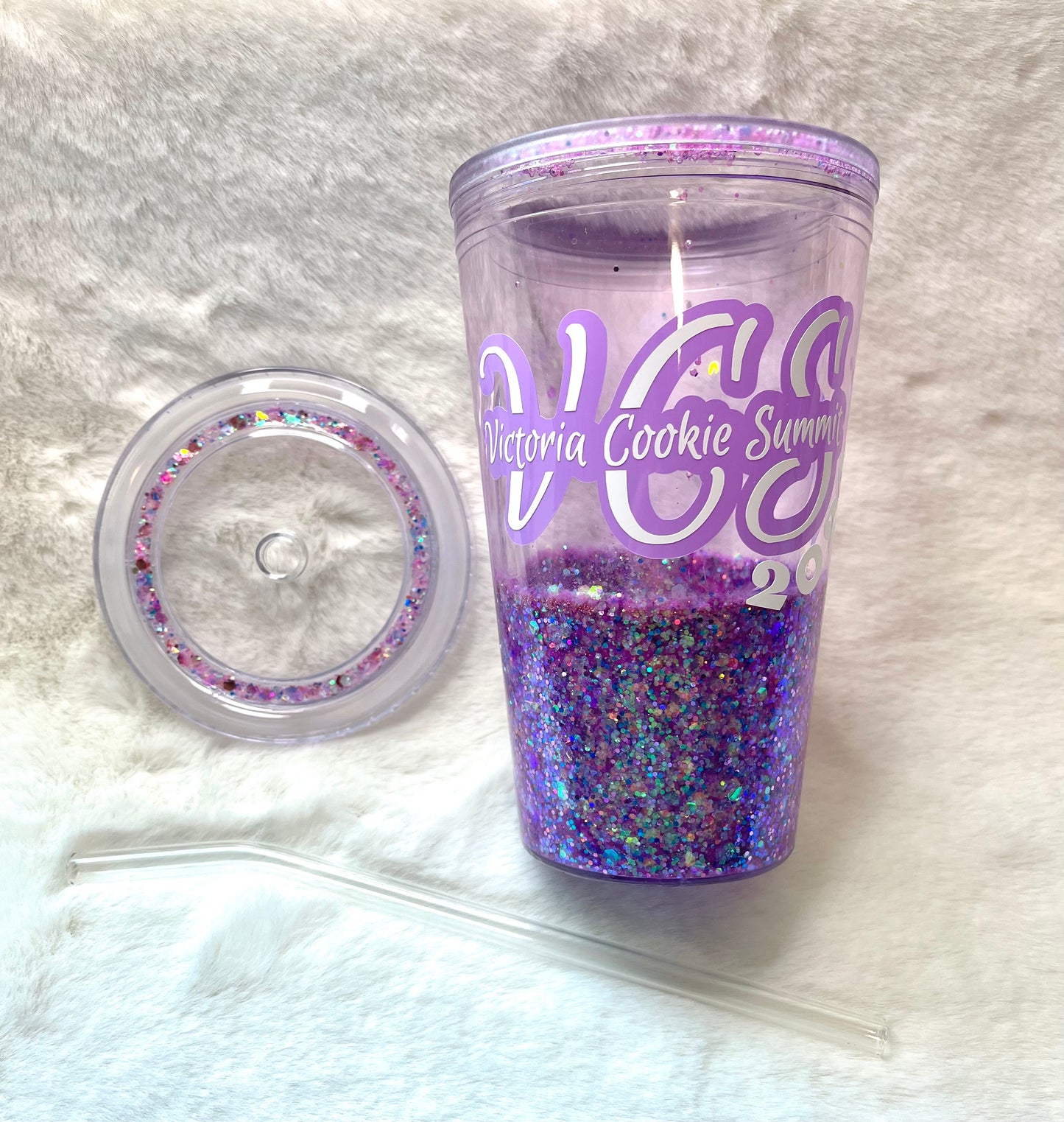 VCS Glitter Snowglobe Cup