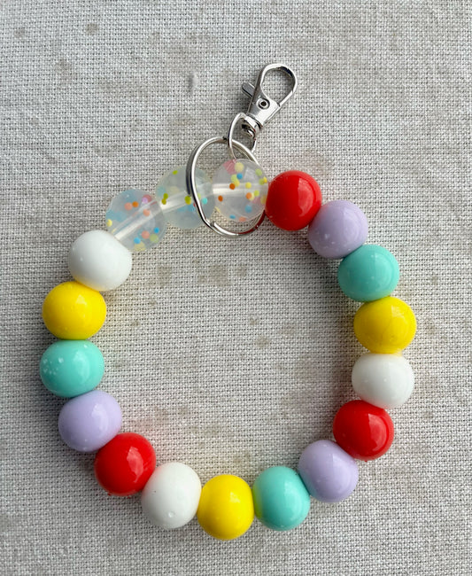 Silicone Wristlet Keychain